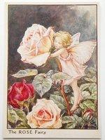 フラワーフェアリーズ　ポストカード The Rose Fairy