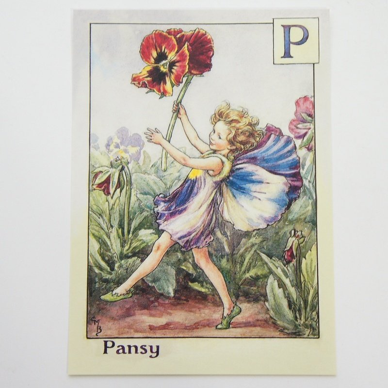 フラワーフェアリーズ　ポストカード The Pansy Fairy