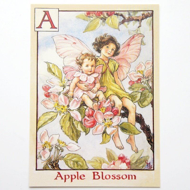 フラワーフェアリーズ　ポストカード The Apple Blossom Fairies